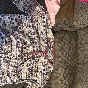Secret Treasures Colorful Patterned Top